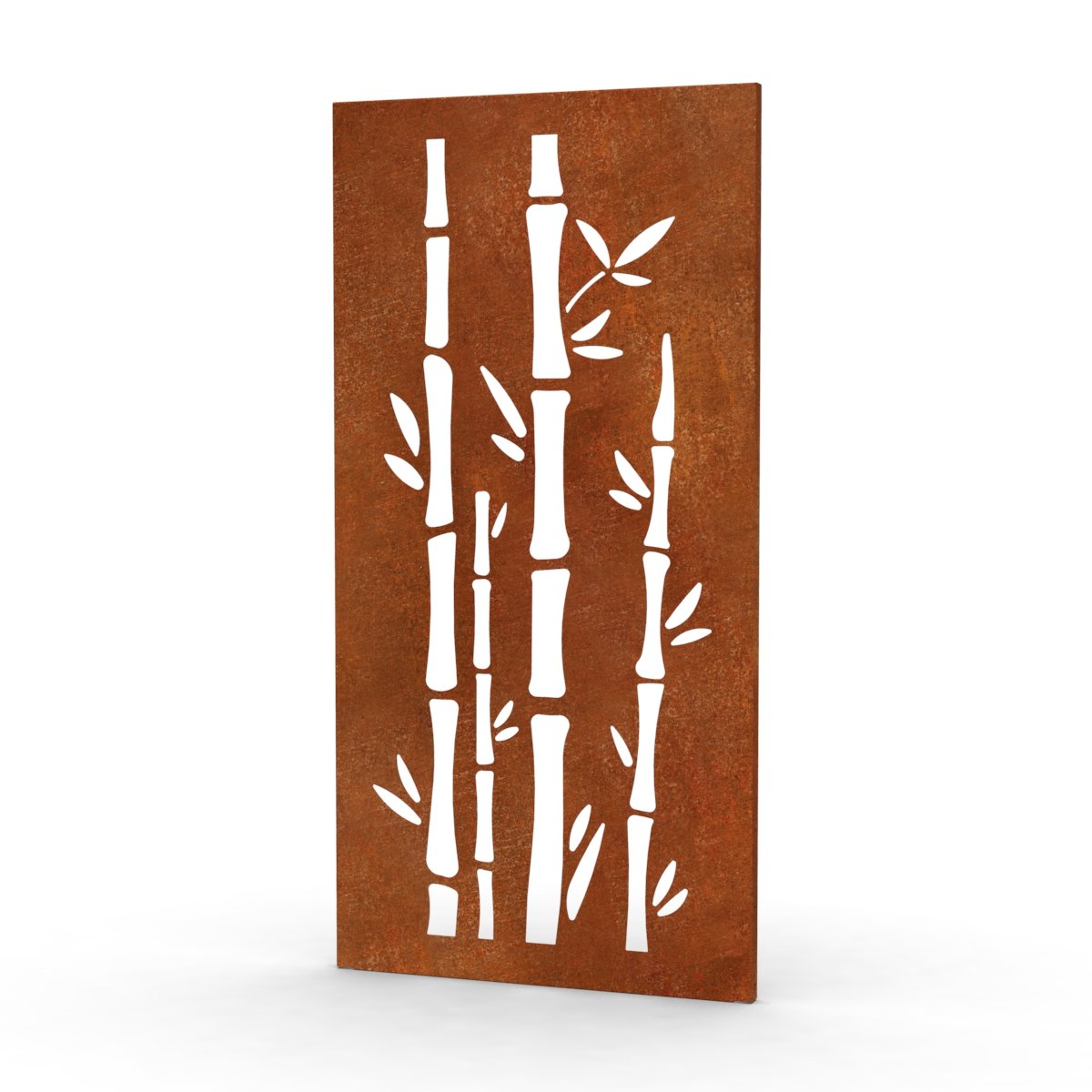 Sichtschutzwand Bambus IV aus Metall, Höhe 210 cm