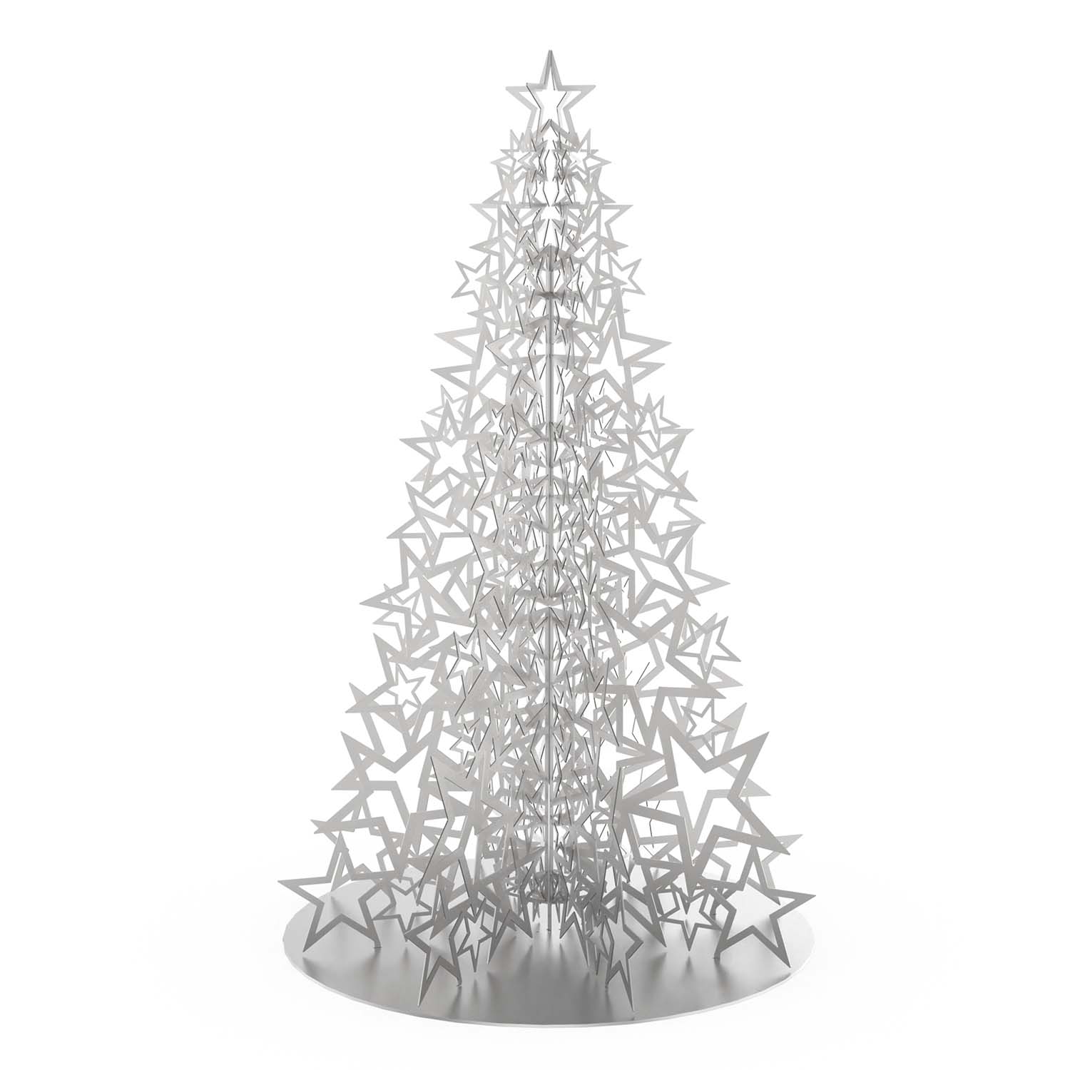 Weihnachtsbaum, steckbar, aus Aluminium, 100 x 100 x 150 cm